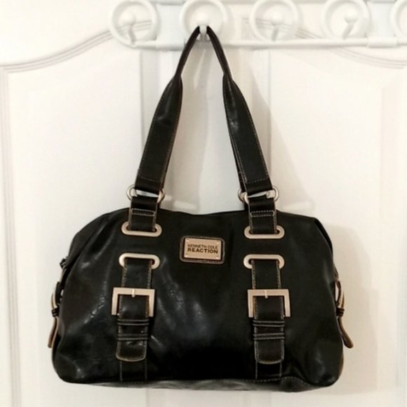 Kenneth Cole Reaction Leather Shoulder Bag - Picture 1 of 11